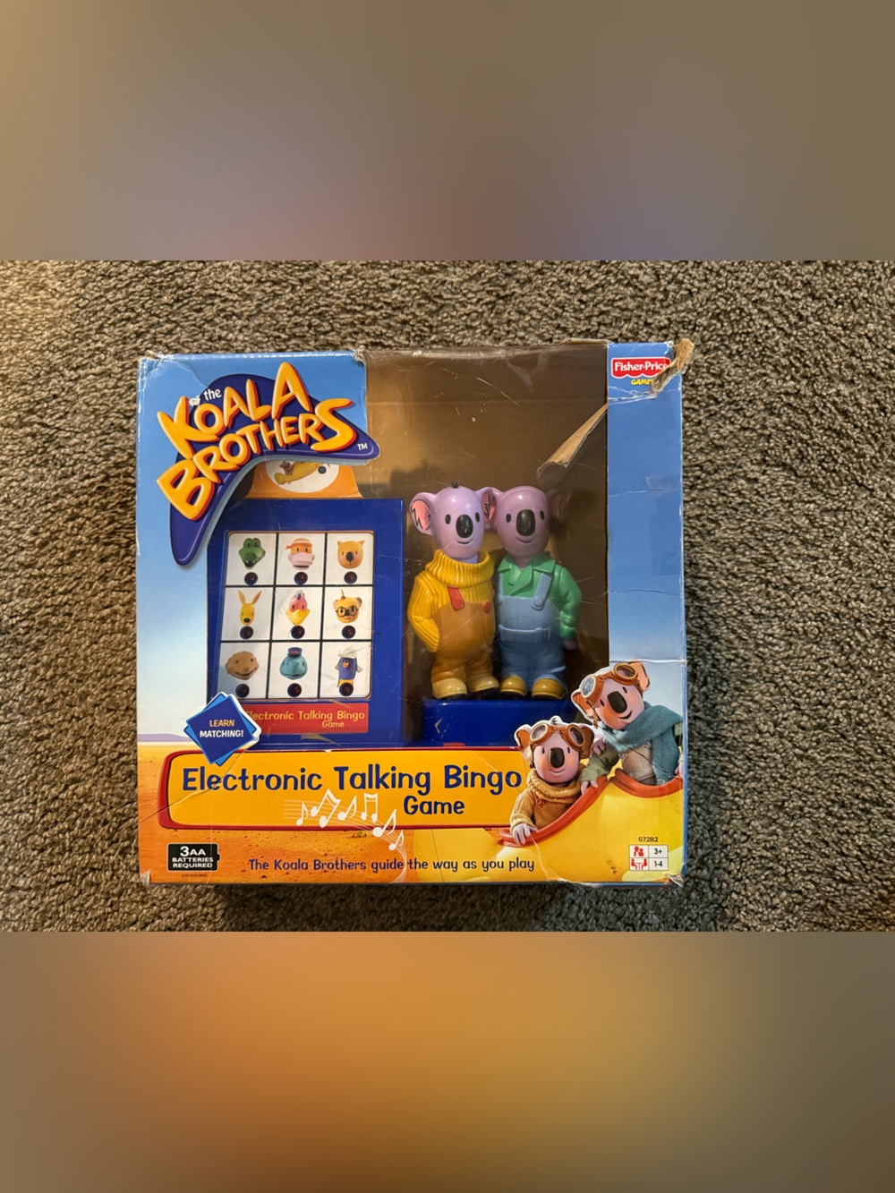 RARE Australian Koala Brothers Talking Bingo Game Fisher Price 2005 Complete
